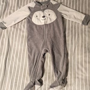 Carter's Fleece onsie 12 months